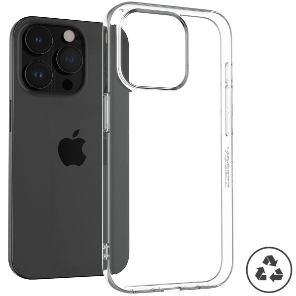 Accezz Coque Clear 100% recyclée iPhone 15 Pro - Transparent