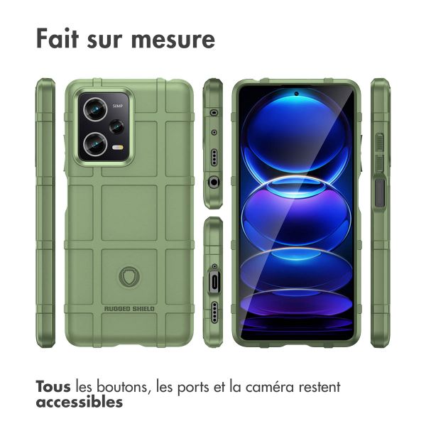 imoshion Coque Arrière Rugged Shield Xiaomi Poco X5 Pro 5G - Vert