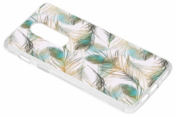 Coque design OnePlus 6 - Gold Peacock