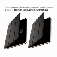 Accezz Coque tablette trifold en cuir Apple iPad Pro 13 (2025) M5 / (2024) M4 - Noir