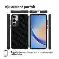 imoshion Coque Rugged Hybrid Carbon Samsung Galaxy A35 - Noir