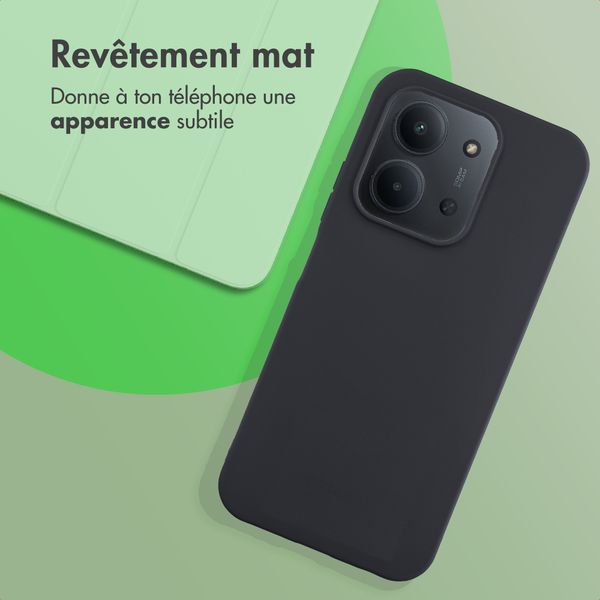 imoshion Coque Couleur Xiaomi Redmi 15C (5G) - Noir