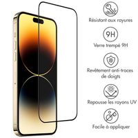 Accezz Protection d'écran en verre trempé Full Cover Apple iPhone 14 Pro Max / 15 Plus / 16 Plus