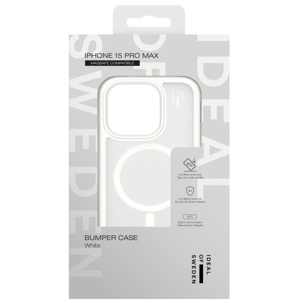 iDeal of Sweden Coque Bumper MagSafe Apple iPhone 15 Pro Max - Cloudy White