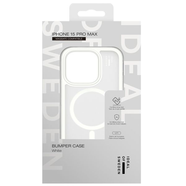 iDeal of Sweden Coque Bumper MagSafe iPhone 15 Pro Max - Cloudy White