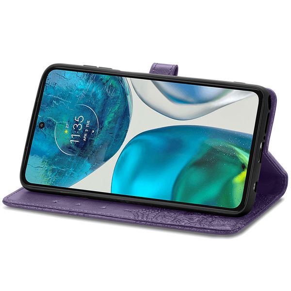 imoshion Etui de téléphone portefeuille Mandala Motorola Moto G52 / G82 - Violet