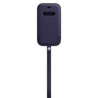 Apple Sacoche en cuir MagSafe Apple iPhone 12 Mini - Deep Violet