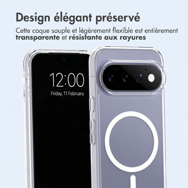 imoshion Coque arrière de protection avec MagSafe Google Pixel 11 Pro - Transparent