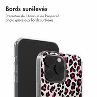 imoshion Coque Design iPhone 14 - Leopard Pink