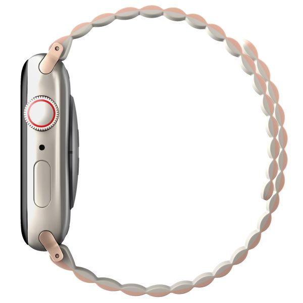 Uniq Bracelet double face Revix Apple Watch Series 1 á 10 / SE / Ultra (2) (44/45/46/49 mm) - Rose/Beige