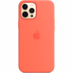 Apple Coque en silicone MagSafe Apple iPhone 12 Pro Max - Pink Citrus