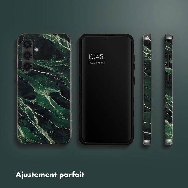 Selencia Coque arrière Vivid Samsung Galaxy S24 Plus - Chic Marble Quartz