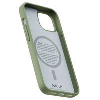 Njorð Collections Coque daim Comfort+ MagSafe iPhone 15 - Olive