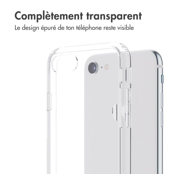 imoshion ﻿Coque Stand Apple iPhone SE (2022 / 2020) / 8 / 7 - Transparent