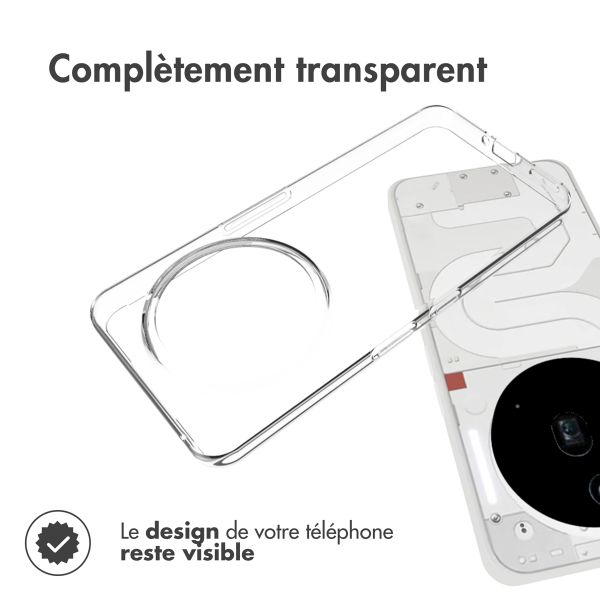 Accezz Coque Clear Nothing Phone (3a) Pro - Transparent