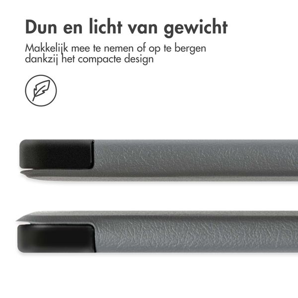 imoshion Coque tablette Trifold Samsung Galaxy Tab S6 Lite (2020/2022/2024)  - Gris