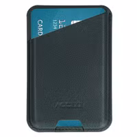 Accezz Porte-cartes en cuir magnétique - Compatible avec Apple Find My - Cedar Green