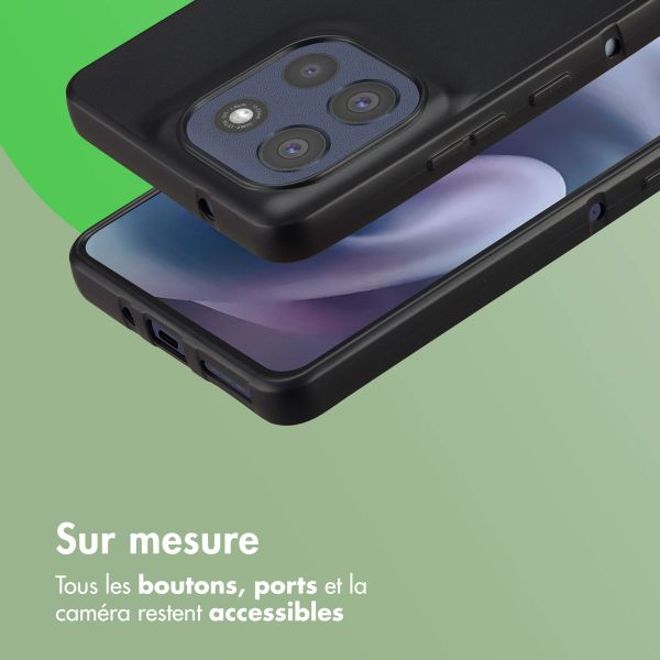 imoshion Coque Couleur Motorola Moto G86 Power - Noir