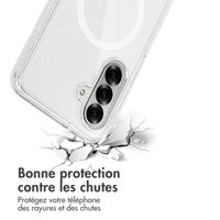 imoshion Coque Pailletée avec MagSafe Samsung Galaxy A56 - Paillettes Transparent