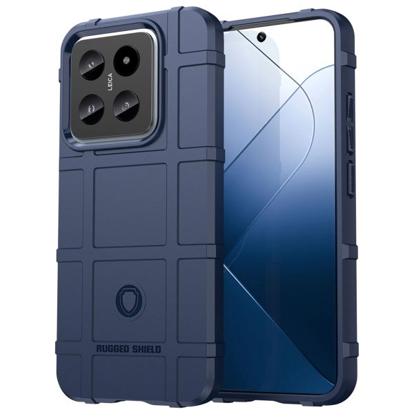 imoshion Coque Arrière Rugged Shield Xiaomi 14 - Bleu foncé