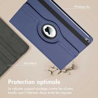 imoshion Coque tablette rotatif à 360° iPad 9 (2021) 10.2 pouces / iPad 8 (2020) 10.2 pouces / iPad 7 (2019) 10.2 pouces - Bleu foncé