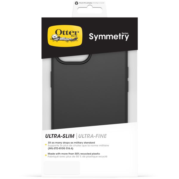 OtterBox Coque Symmetry iPhone 15 / 14 / 13 - Noir