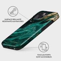 Burga Coque Tough MagSafe iPhone 15 - Emerald Pool