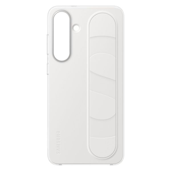 Samsung Coque arrière originale Standing Grip Samsung Galaxy S25 FE - Blanc