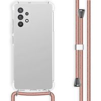 imoshion Coque avec cordon Samsung Galaxy A32 (4G) - Rose Dorée