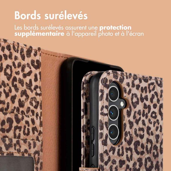 imoshion Étui de télephone portefeuille Design Samsung Galaxy A54 (5G) - Leopard Mood