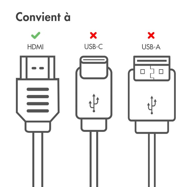 imoshion Câble HDMI vers HDMI 2.1 - 1,5 metre