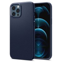 Spigen Coque Liquid Air iPhone 12 Pro Max - Bleu foncé