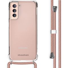 imoshion Coque avec cordon Samsung Galaxy S21 - Rose Champagne