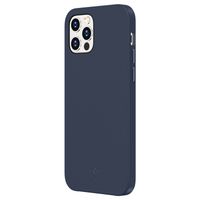 Valenta Coque en cuir Luxe iPhone 12 (Pro) - Bleu foncé