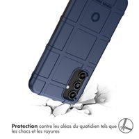 imoshion Coque Arrière Rugged Shield Samsung Galaxy A15 (5G/4G) - Bleu foncé