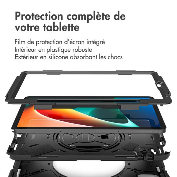 imoshion Coque tablette avec dragonne Xiaomi Pad 5 - Noir