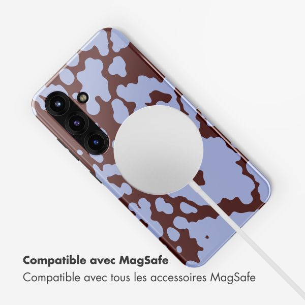 Selencia Coque arrière Vivid avec MagSafe Samsung Galaxy S25 - Moo'd Lavender Glow
