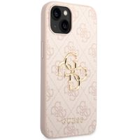 Guess Coque 4G Metal Logo Backcover Apple iPhone 15 - Rose