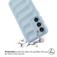 imoshion Coque arrière EasyGrip Samsung Galaxy S23 - Bleu clair