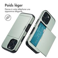 imoshion Coque arrière avec porte-cartes Apple iPhone 16 Pro - Vert