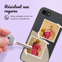 Coque personnalisée avec pellicule N°2 iPhone SE (2022 / 2020) / 8 / 7 - Transparent