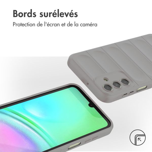 imoshion Coque arrière EasyGrip Samsung Galaxy A15 (5G/4G) - Gris