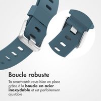 imoshion Bracelet silicone Fitbit Versa / Versa 2 / Versa Lite - Taille S - Blauw & Grijs / Blue & Grey