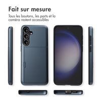 imoshion Coque arrière avec porte-cartes Samsung Galaxy S25 FE - Bleu foncé