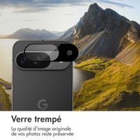imoshion Protection Caméra en verre trempé 2 Pack Google Pixel 9 - Noir
