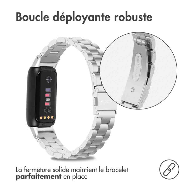 imoshion Bracelet en acier le Fitbit Luxe - Argent