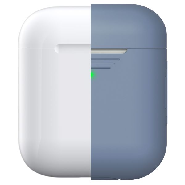 KeyBudz Coque Elevate Protective Silicone Apple AirPods 1 / 2 - Cobalt Blue