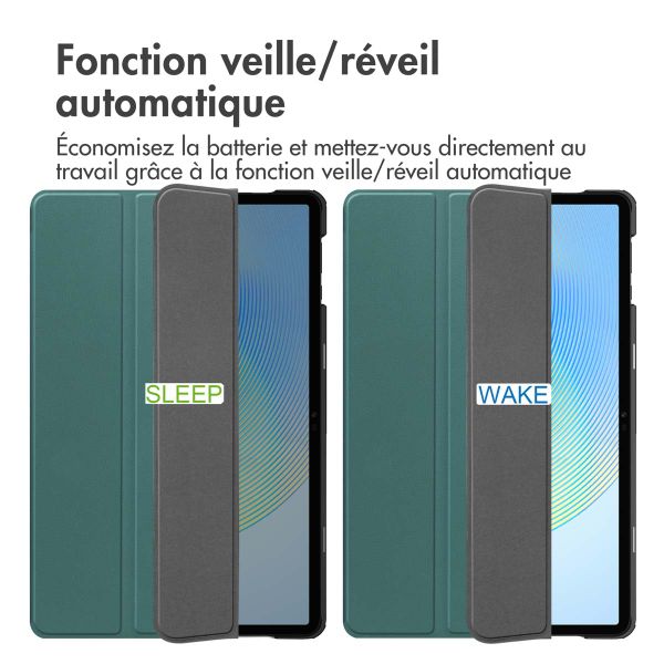 imoshion Coque tablette Trifold Honor Pad X9 - Vert foncé