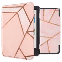 imoshion Design Slim Hard Sleepcover Kobo Clara Colour / Clara BW / Tolino Shine 5 / Shine Color - Pink Graphic