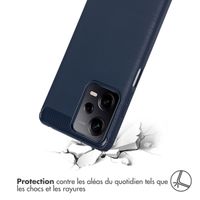 imoshion Coque Brushed Xiaomi Redmi Note 12 Pro / Xiaomi Poco X5 Pro (5G) - Bleu foncé